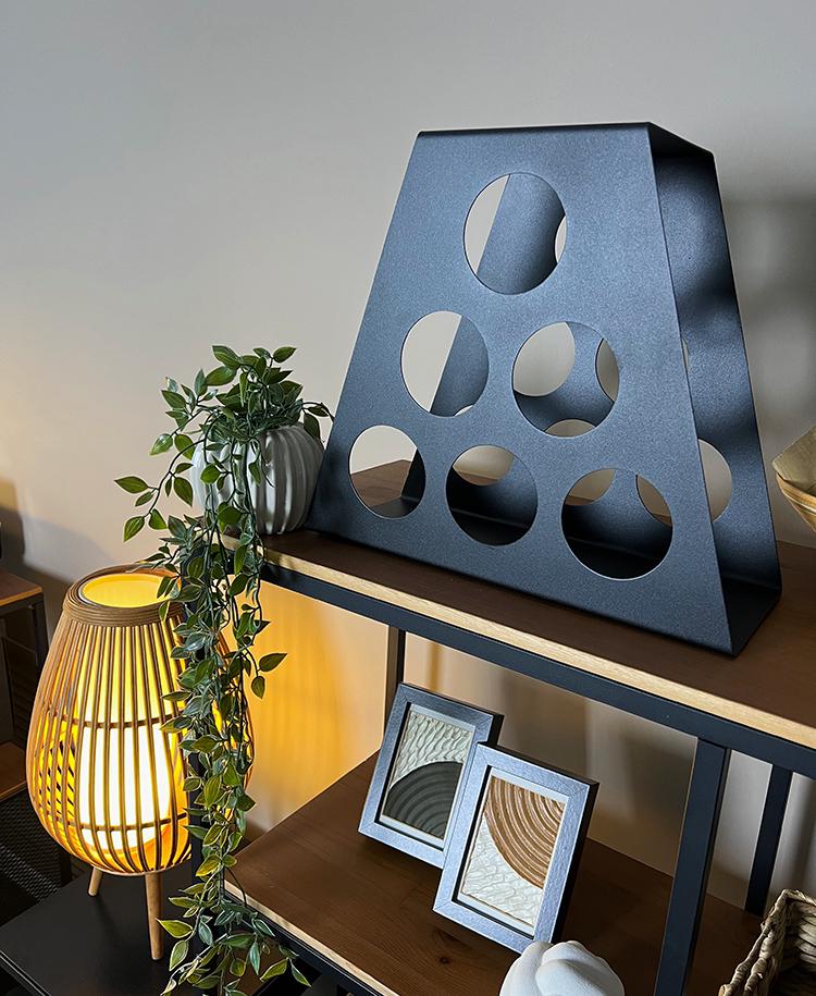 Подставка для вина NC Home Пирамида на 6 бутылок (110202) - фото 3 Подставка для вина NC Home Пирамида на 6 бутылок (110202) - фото 3