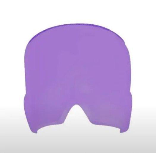 Маска гелевая охлаждающая для облегчения головной боли мигрени/стресса и уменьшения отечности Фиолетовый (wh039)