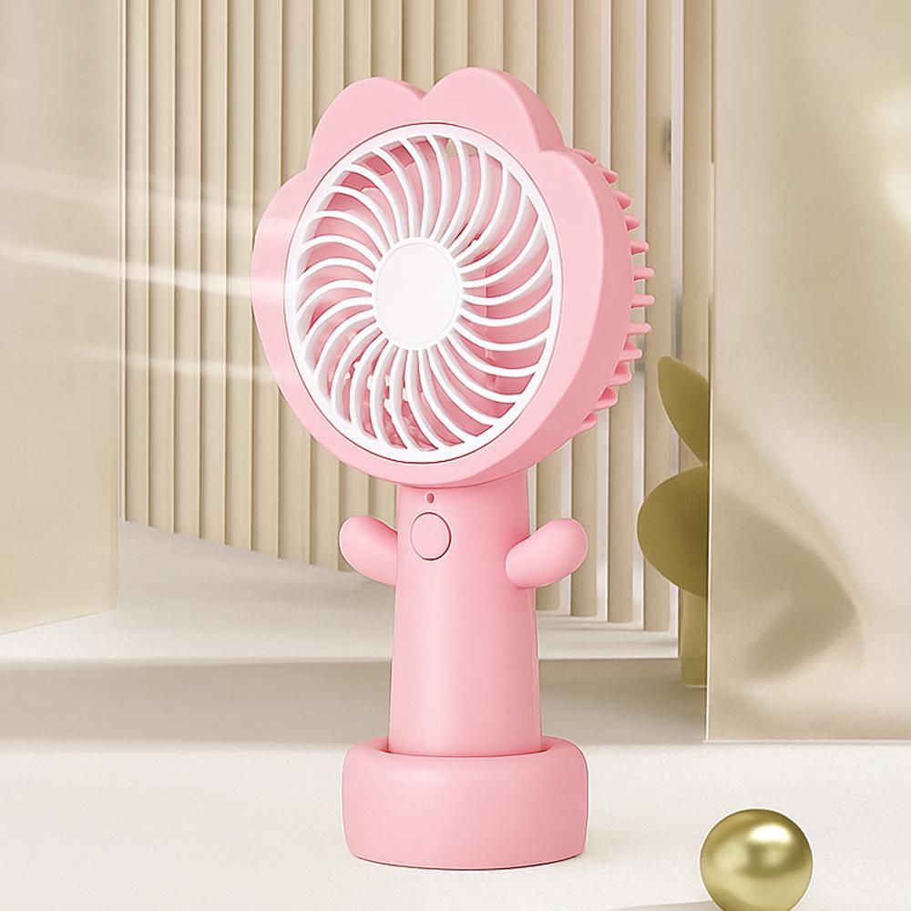 Вентилятор портативний на акумуляторі та USB Квітка Рожевий (51-рож-BT-8861) - фото 5 Вентилятор портативний на акумуляторі та USB Квітка Рожевий (51-рож-BT-8861) - фото 5