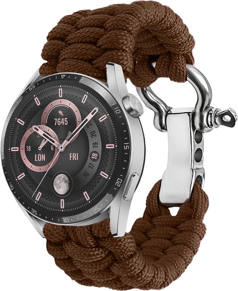 Ремінець з Паракорду Ruper для Huawei Watch GT3 46 мм (22mm) Brown (30807-30)