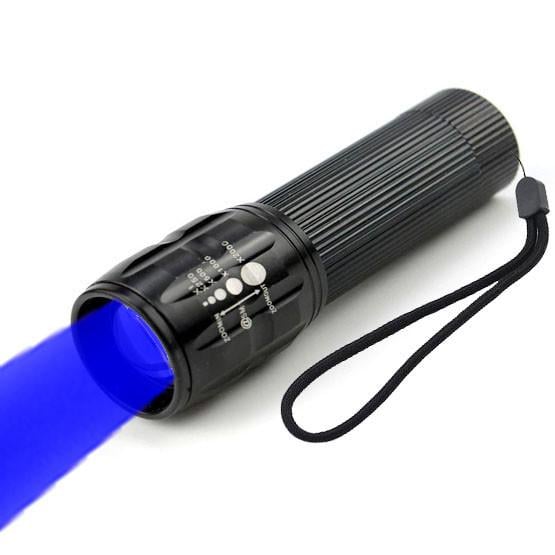 Ліхтар ручний 8400-B 3xAAA батарейки в комплекті/з синім світлом і фокусуванням (1899521853) - фото 2 Ліхтар ручний 8400-B 3xAAA батарейки в комплекті/з синім світлом і фокусуванням (1899521853) - фото 2