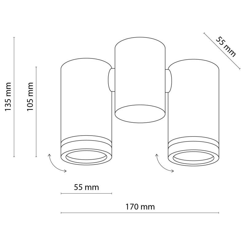 Точечный светильник TK Lighting 4352 JET - фото 7