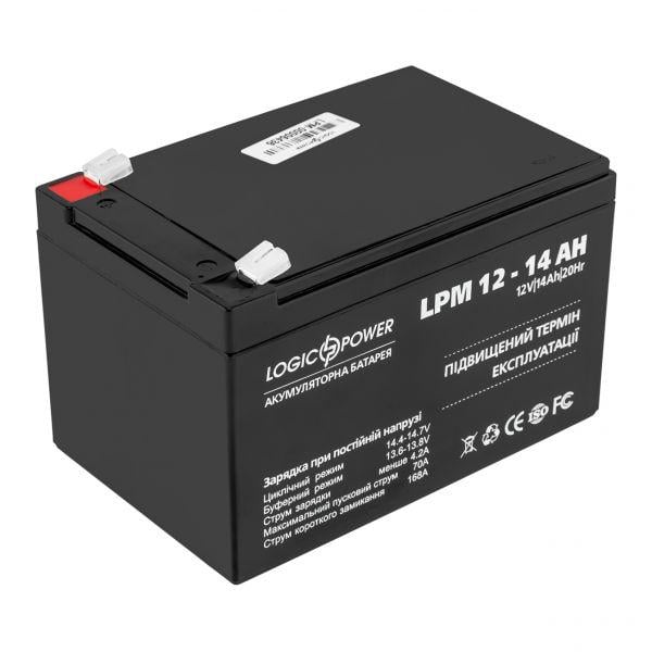 Аккумулятор для ИБП LogicPower LPM 4161 12V 14 Ah (11362)