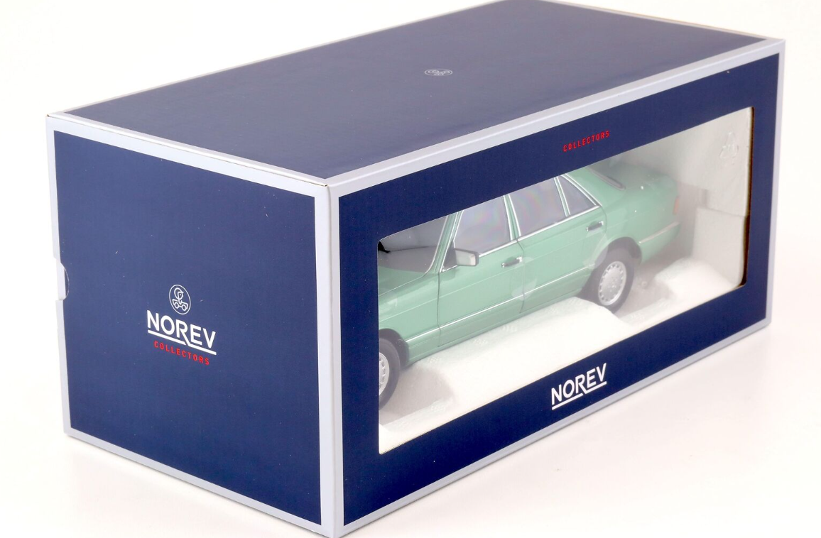 Модель автомобиля Norev 1:18 Mercedes-Benz 560 SEL W126 1985-1991 Light Green (183469) - фото 11 Модель автомобиля Norev 1:18 Mercedes-Benz 560 SEL W126 1985-1991 Light Green (183469) - фото 11