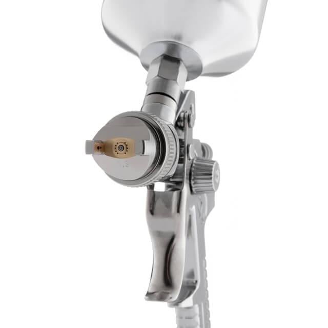 Фарбопульт пневматичний Intertool PT-0107 HVLP форсунка 1,3 мм верхній металевий бачок 1000 мл 3 бар (1649999112) - фото 2 Фарбопульт пневматичний Intertool PT-0107 HVLP форсунка 1,3 мм верхній металевий бачок 1000 мл 3 бар (1649999112) - фото 2