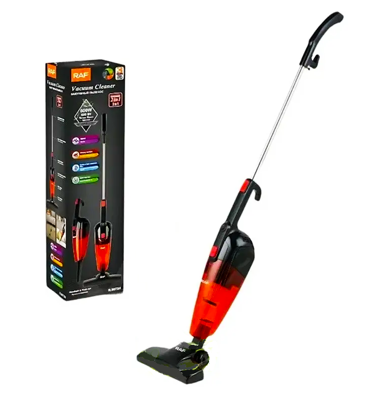 Пылесос ручной вакуумный RAF R.8673W колбовый 600 Вт (23380313)