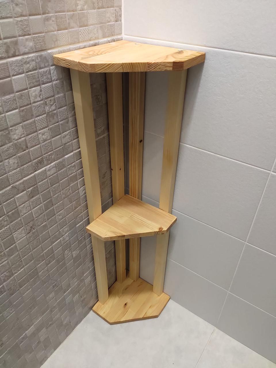 Угловая полка деревянная (2087895415) - фото 3