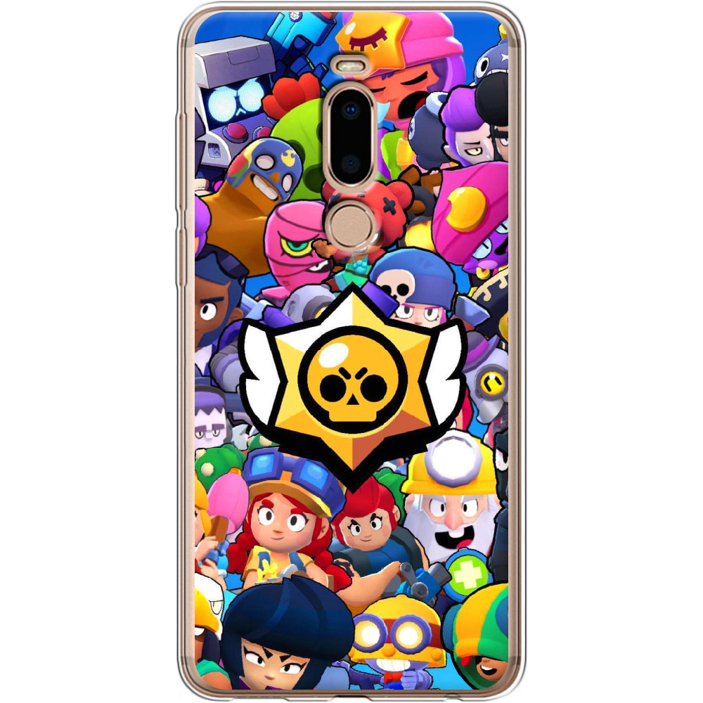 Чехол Boxface Meizu M8 Brawl Stars Прозрачный силикон (35852-up2389-35852)