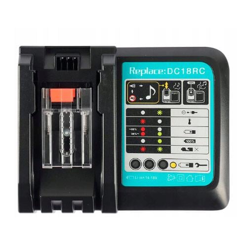 Пристрій для швидкого заряджання Li-ion акумуляторів для Makita LXT DC18RC 14,4-18 В (725298) - фото 3 Пристрій для швидкого заряджання Li-ion акумуляторів для Makita LXT DC18RC 14,4-18 В (725298) - фото 3