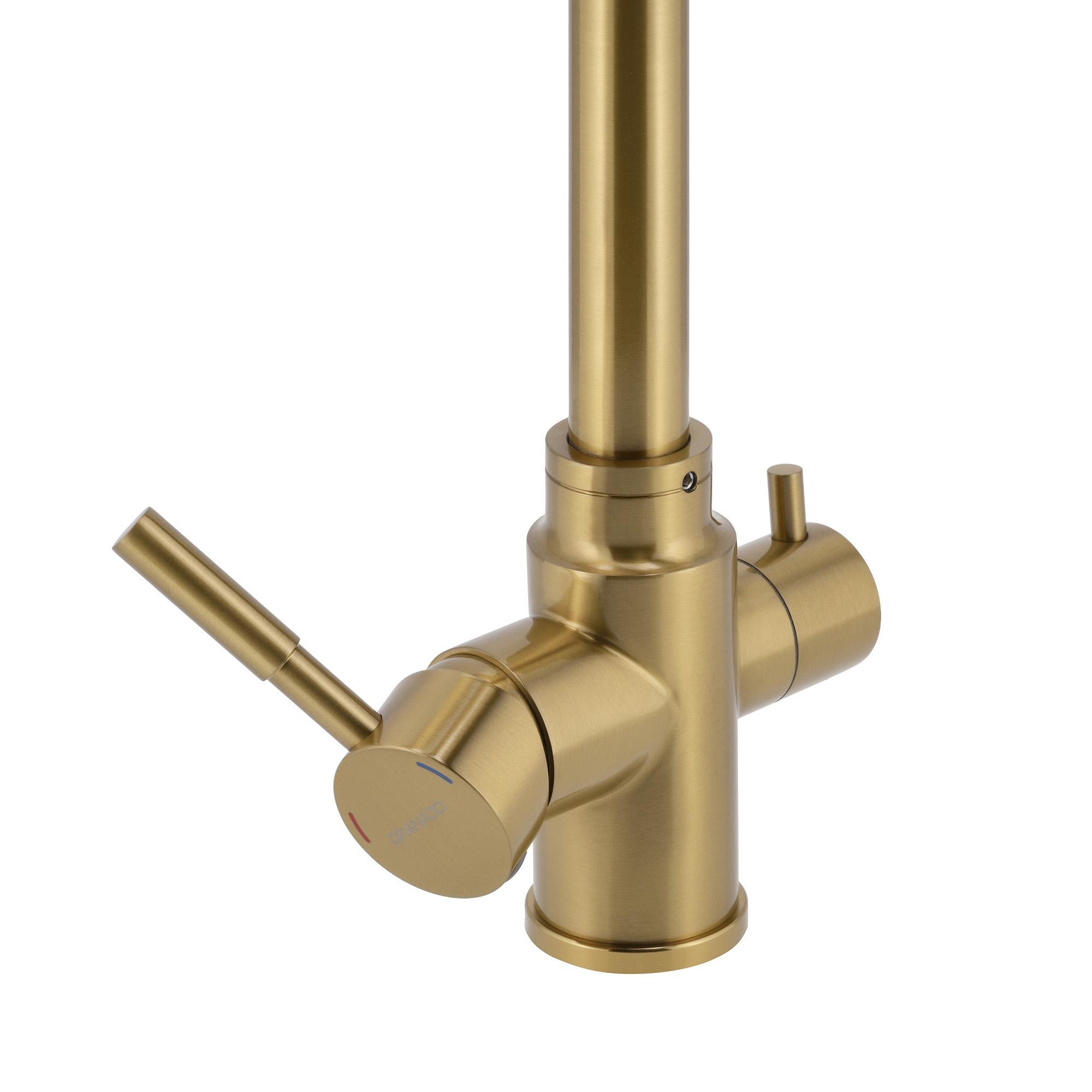 Змішувач на кухню Granado Badalona LUX PVD Gold (gz0410LPVD) - фото 4