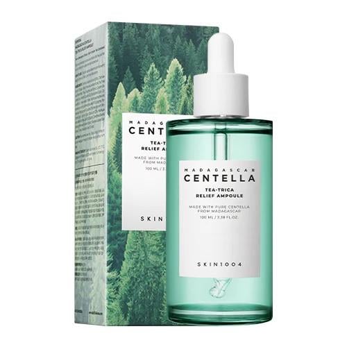 Сыворотка успокаивающая противовоспалительная SKIN1004 Madagascar Centella Tea-Trica Relief Ampoule 100 мл (2830645684)