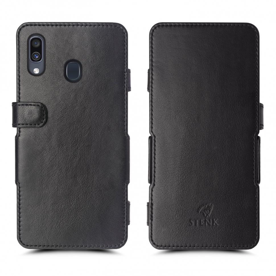 Чехол книжка Stenk Prime для Samsung Galaxy A30 Черный (62577)