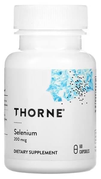 Селен Thorne Selenium 200 mcg L-Selenomethionine 60 caps (THR-22501)