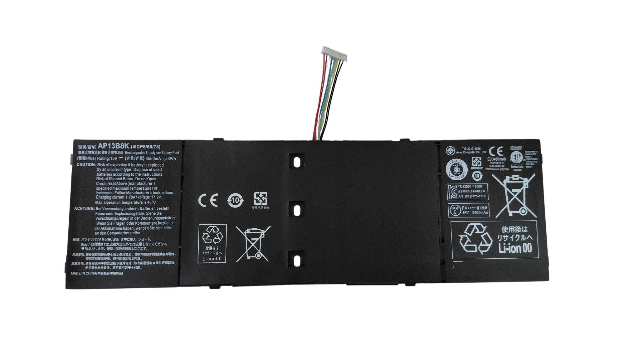 Аккумулятор для ноутбука Acer AL13B8K V5-553 15V 3560 mAh (058523)
