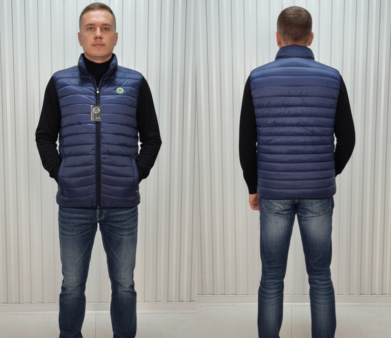 Жилет чоловічий Just Emporio 2XL Синій (1615) - фото 10 Жилет чоловічий Just Emporio 2XL Синій (1615) - фото 10