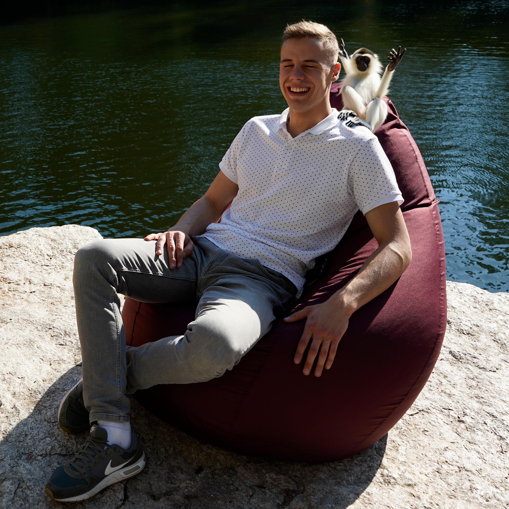 Крісло-мішок Студія Комфорту Груша оксфорд флекс 150х100 см Бордовий (9012315) - фото 9 Крісло-мішок Студія Комфорту Груша оксфорд флекс 150х100 см Бордовий (9012315) - фото 9