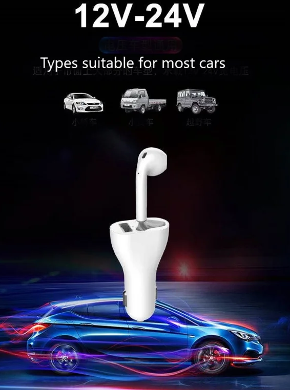 Наушник беспроводной R с зарядным кейсом и Usb адаптером bluetooth (MLD_V249) - фото 7