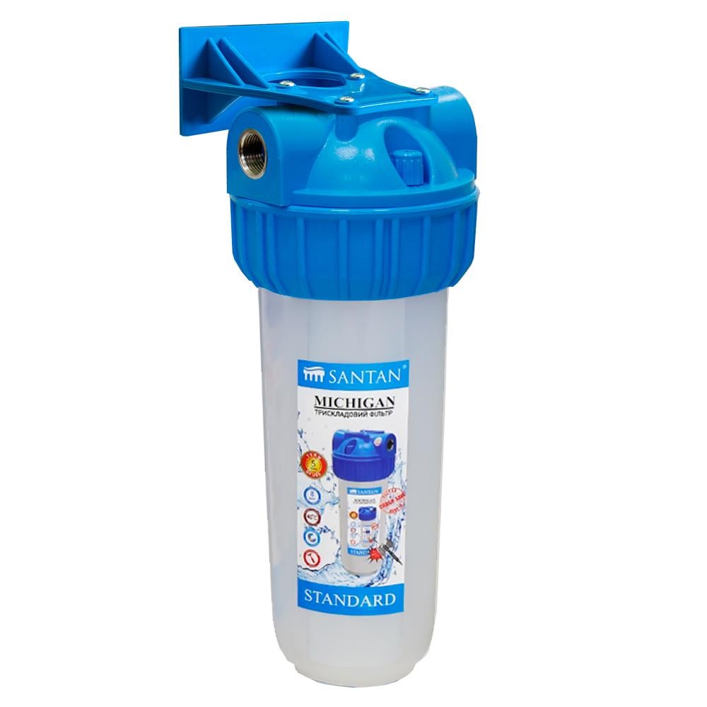Фільтр для очищення води SANTAN Michigan 3PS 1/2" з картриджем (116037) - фото 2 Фільтр для очищення води SANTAN Michigan 3PS 1/2" з картриджем (116037) - фото 2