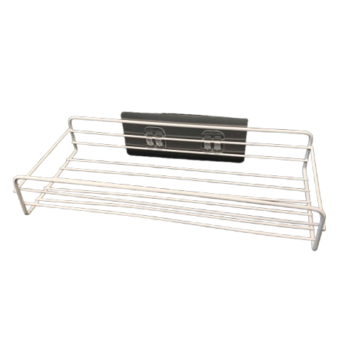 Полка прямая навесная металлическая для ванной комнаты 27 см Белый (23864207) - фото 7 Полка прямая навесная металлическая для ванной комнаты 27 см Белый (23864207) - фото 7