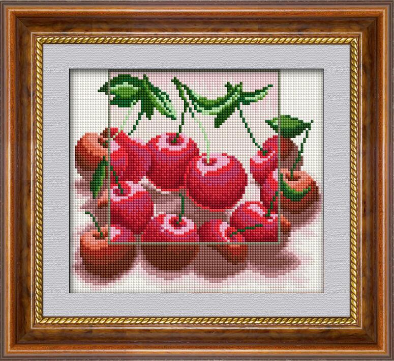 Алмазная мозаика Dream Art Черешня 23x26 см (DA.30078)