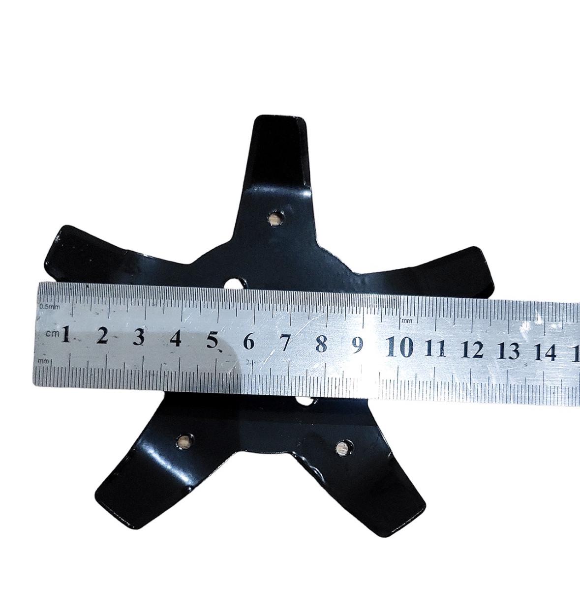 Диск-насадка для мотокоси розпушувач ґрунту сапа 2 ножа - фото 4 Диск-насадка для мотокоси розпушувач ґрунту сапа 2 ножа - фото 4