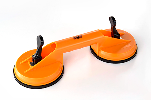 Присоска держатель для стекла и плитки Сила двойная 2х120 мм