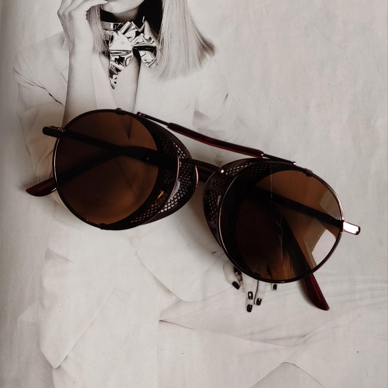 Очки со складными шорами Коричневый