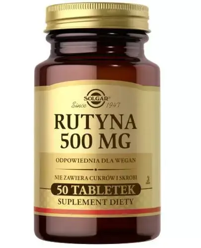 Препарат Solgar Rutyna 500 mg Fava D'anta 50 табл. (19512698) - фото 1