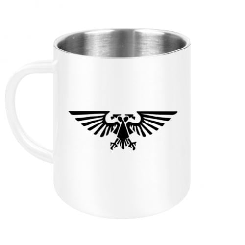 Чашка металлическая Imprerium Warhammer 40000 300 мл Белый (13735063-1-25119)