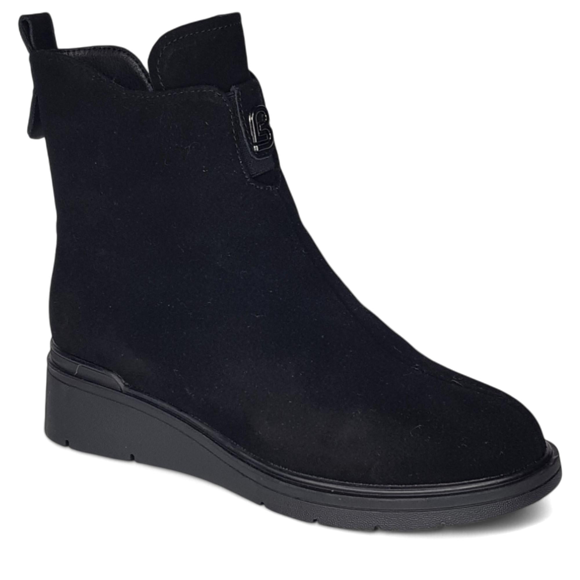 Ботильоны женские зимние Wollen р. 36 Черный (013796-36)