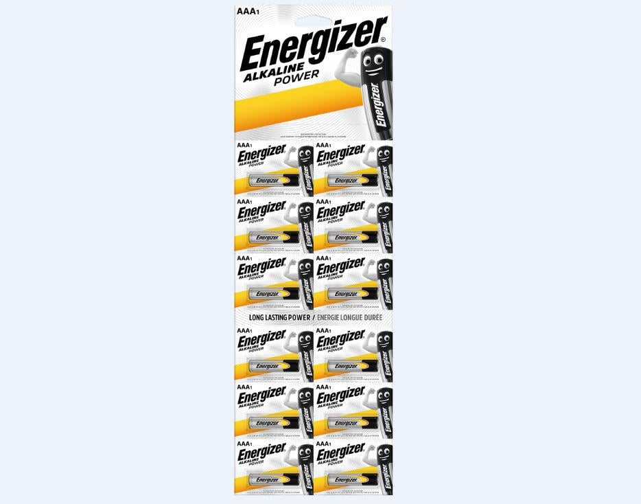 Батарейка Energizer Alkaline Power AAA-C12 multiblister 12 шт. - фото 1