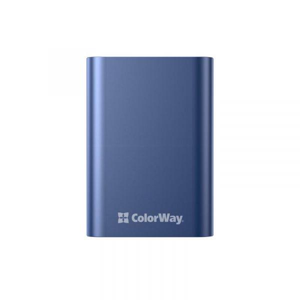 Повербанк ColorWay Full power 20000 mAh Blue (CW-PB200LPG2BL-PDD)