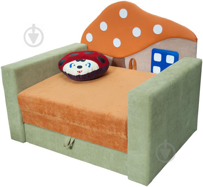 Малютка диван Ribeka Грибок Оранжевый (01M083)