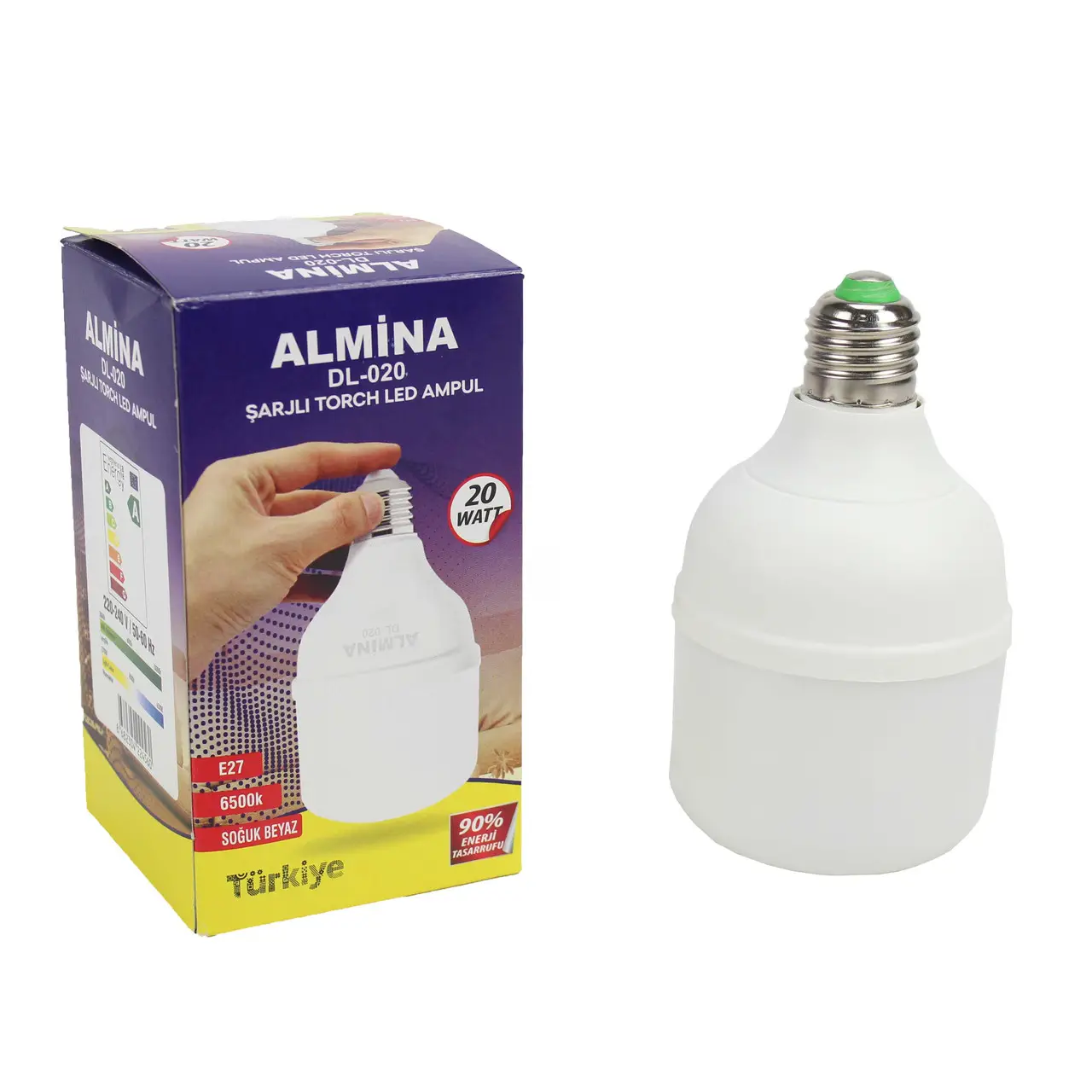 Лампа светодиодная Almina 20W DL-020 с аккумулятором (520963245) - фото 2