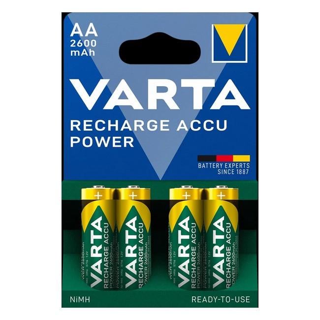 Батарейки аккумуляторные Varta ACCU AA 2600 mAh BLI 4 шт. (iz14871)