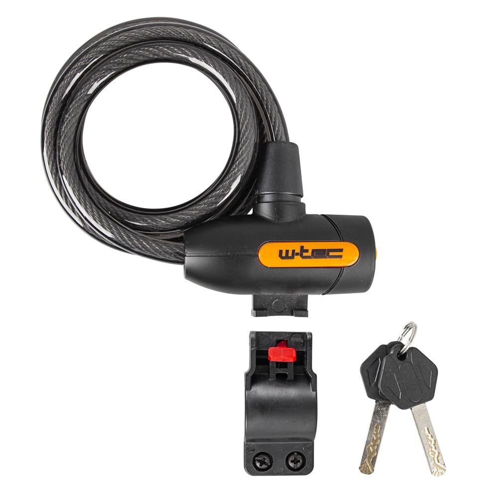 Замок велосипедний W-TEC Evakko 10х1800 мм (313234)