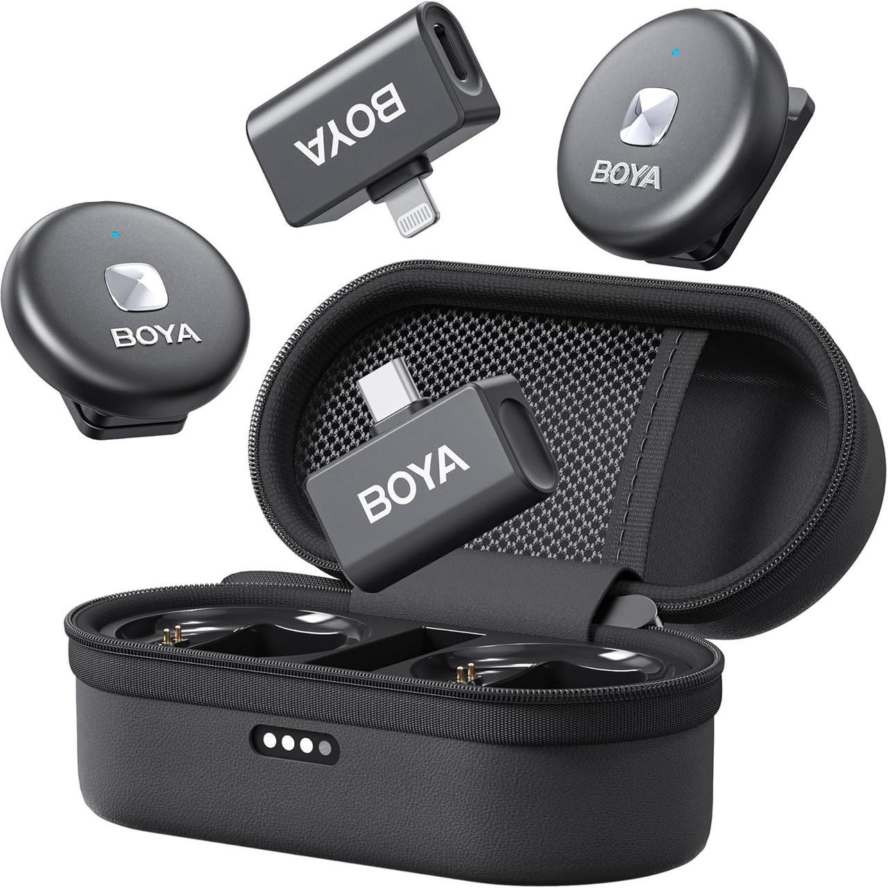 Мікрофон бездротовий Boya Omic Type-C Lightning iPhone/Android (2649110376)