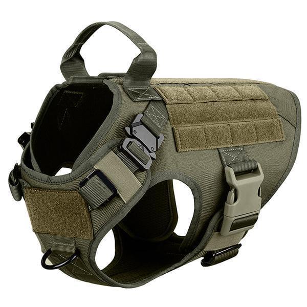 Шлея для собак Harness K9 Long с ручкой L 68-93 см Оливковый (2183894918)
