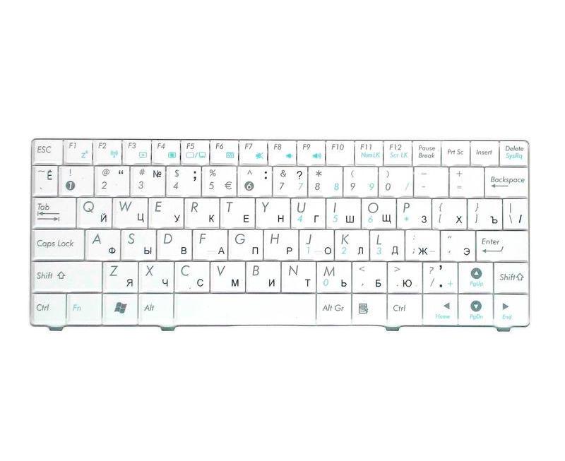 Клавиатура для ноутбука Asus T91MT White