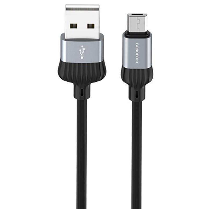 Дата кабель Borofone BX28 Dignity USB to MicroUSB 1 м Black