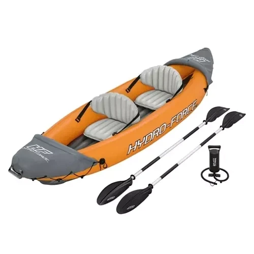 Байдарка надувная Bestway 65077 двухместный каяк с веслами (mx9781)