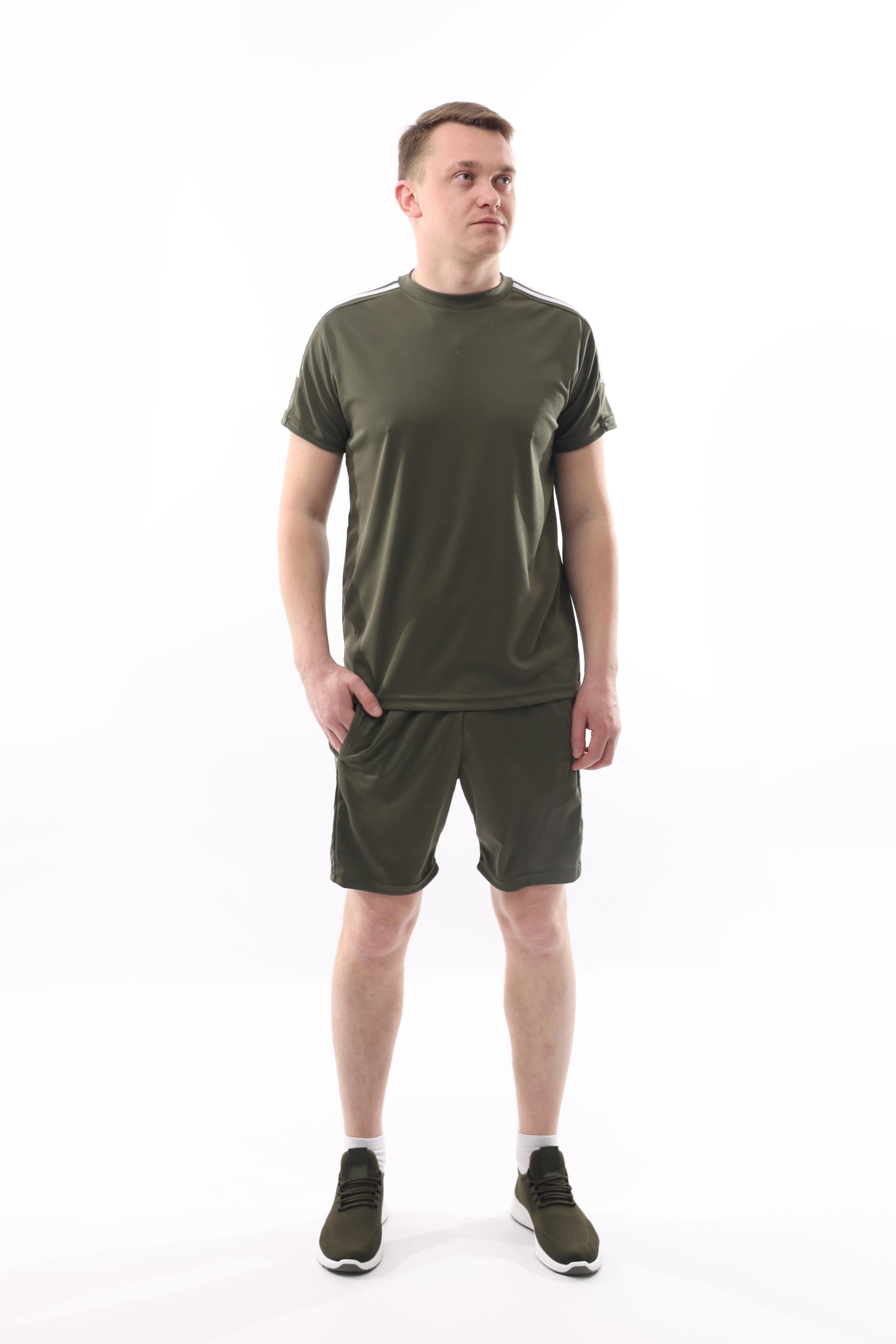 Костюм с шортами мужской est. 1991 р. 52 Темный хаки (278064-52)