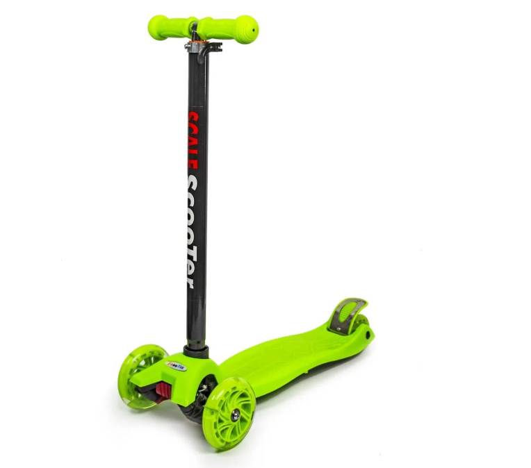 Самокат детский 48-85 см Green (SD312)