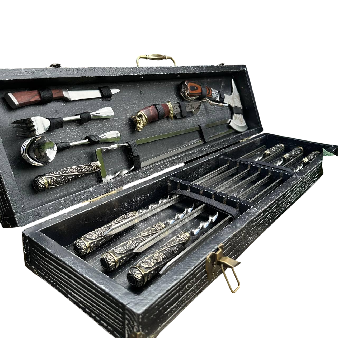 Набор шампуров Premium-Lux 12-1 в кейсе (19133910)