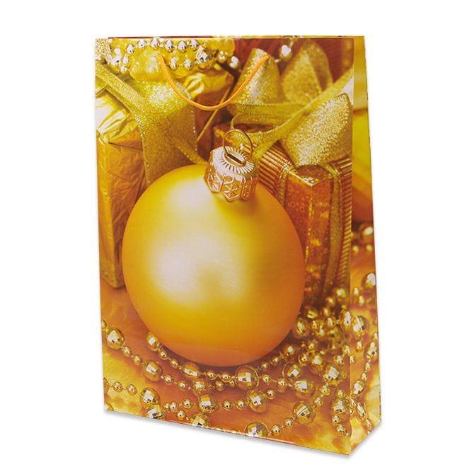 Пакет подарочный новогодний Flora микс 32х9.5х44.5 см 12 шт. (9447) - фото 5