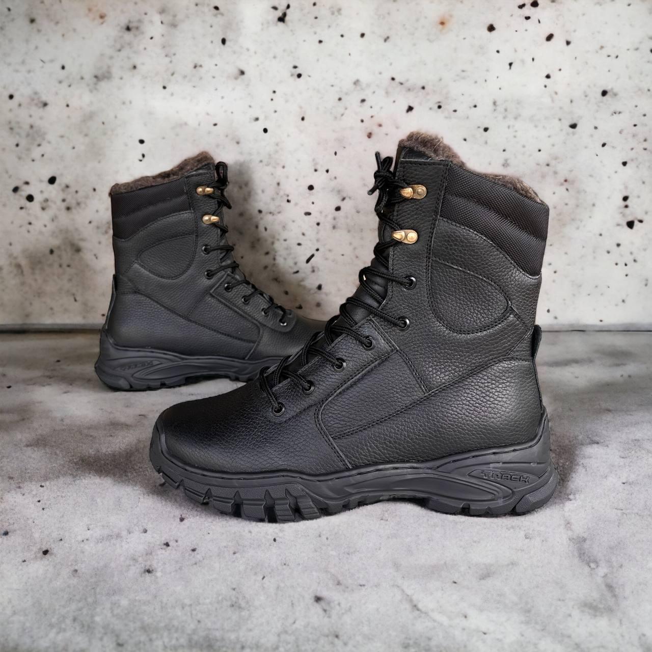 Берці зимові Model 024 на хутрі р. 45 Чорний (1941392401) - фото 3 Берці зимові Model 024 на хутрі р. 45 Чорний (1941392401) - фото 3