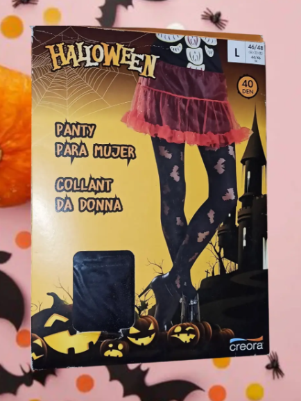 Колготки на Хэллоуин с летучими мышами женские 40 den L Черно-красный (663274) - фото 2 Колготки на Хэллоуин с летучими мышами женские 40 den L Черно-красный (663274) - фото 2