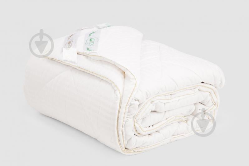 Ковдра IGLEN Дует з бавовни та вовни Універсальна 160х215 см Білий (16021551+711) Ковдра IGLEN Дует з бавовни та вовни Універсальна 160х215 см Білий (16021551+711)