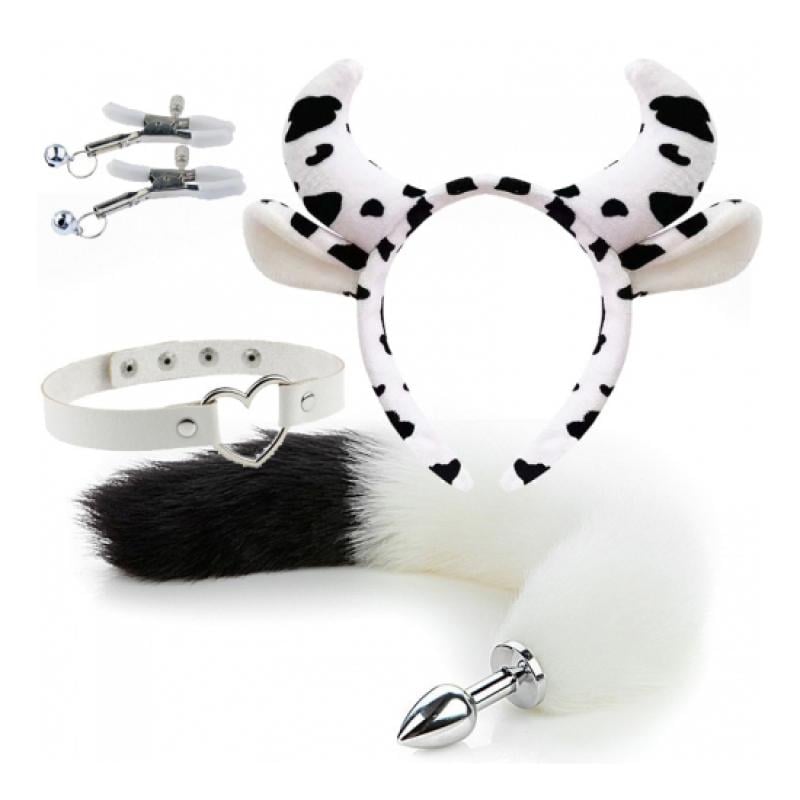 Комплект аксессуаров для взрослых игр Cow Dalmatian Set (1000061590)
