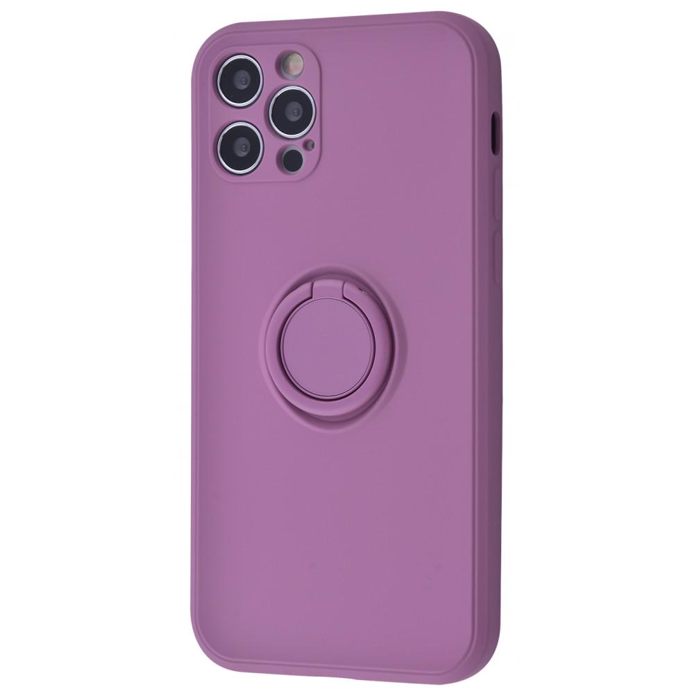 Чохол WAVE Light Color Ring для iPhone 12 Pro Purple